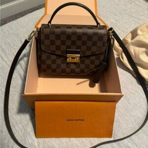 Louis Vuitton Damier Ebene Croisette Bag—RETIRED!